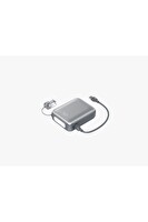 Shaza Nexa Serisi 10.000 Mah Kendinden Kablolu Powerbank Gri