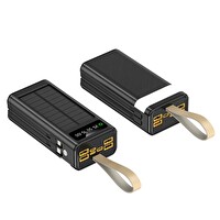 Hzl Store P37 50.000 mAh Hızlı Şarj Sestekli Powerbank Siyah