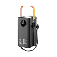 Çeşithane 22.5W Hızlı Şarj LED Ekran Type-C Çoklu Çıkış 60.000 mAh Powerbank