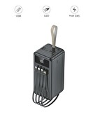 Başkenttekno 1080 80000mAh Ledli 4 Çıkışlı Taşınabilir Hızlı Şarj Dijital Göstergeli Powerbank