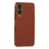Vivo Y17s Kılıf Volet Silikon - Kırmızı TdrTR