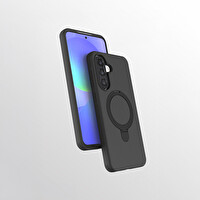 Başkenttekno Samsung Galaxy A56 Kılıf Kablosuz Şarj Özellikli Standlı Samara Kapak