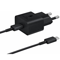 ScHitec 25W Type-C Çıkışlı Hızlı Şarj Aleti Type-C to Type-C Kablolu Set Siyah SC006