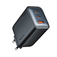Mcdodo CH-0121 GaN Serisi 100W 2C1A Mini GaN Şarj Cihazı Siyah