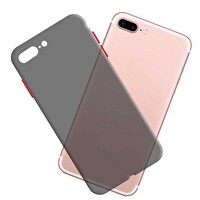 Tekamo iPhone 7 Plus -8 Plus Uyumlu Ultra İnce Zar Telefon Kılıfı Siyah