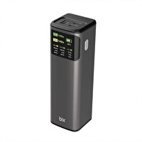 Bix PB200W 24000mAh 200W PD 3.1 Hızlı Şarjlı Dijital Ekranlı Siyah Powerbank