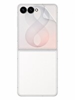 Samsung Galaxy Z Flip 8 Uyumlu Ön Arka Body Şeffaf Ultra koruyucu Nano Jelatin