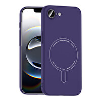 Başkenttekno iPhone 17e Kılıf M-Safe Şarj Özellikli Kamera Korumalı Premium Elio Sert PC Kapak