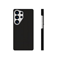 Başkenttekno Samsung Galaxy S26 Ultra Uyumlu 400D MagSafe Şarj Özellikli Kılıf Premium Paris Zerre Sert PC Kapak Siyah 