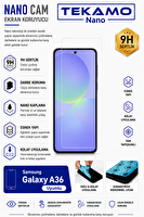 Tekamo Samsung Galaxy A36 Uyumlu Nano Cam Ekran Koruyucu