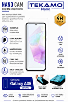 Tekamo Samsung Galaxy A35 Uyumlu Nano Cam Ekran Koruyucu