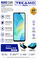 Tekamo Samsung Galaxy A16 Uyumlu Nano Cam Ekran Koruyucu