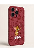 Piyatech Jerry Kırmızı Eskiz Tüm Telefon Modellerine Uyumlu Kaplama Sipariş Sonrası Marka ve Modelinizi İletiniz