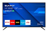 Sunny SN58LEDJ203 58" 146 Ekran Uydu Alıcılı 4K Ultra HD Smart LED TV