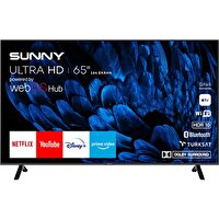 Sunny SN65FMN252 Frameless 65" 164 Ekran 4K WebOS 2.0 Smart Wi-Fi LED TV