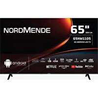 Nordmende 65NM1105 Frameless 4K Ultra HD 65" 165 Ekran Uydu Alıcılı Android Smart LED TV