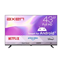 Axen AX43FPRL-A14S Full HD 43" 109 Ekran Uydu Alıcılı Android Smart LED TV
