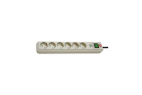 Brennenstuhl Eco Line Serisi 6 Soketli 1,5 Metre 13,500 mAh Beyaz Akım Korumalı Uzatma Priz
