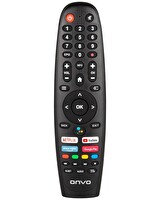 Onvo OV43F800 Ses Komutsuz Orijinal Android Smart LED TV Kumanda