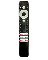 OEM TCL 65C845GTV Uyumlu RC902V RMR1 Ses Komutlu Android LED TV Kumanda