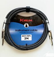 Kirlin IWCX-201 3MT. Örgülü Enstrüman Kablosu