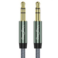 VegGieg 3.5mm Jack TRS Hi-Fi Örgülü AUX Ses Kablosu 2 Metre V-A502