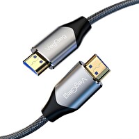 VegGieg 8K 60Hz 4K 120Hz 48 Gbps HDR ARC HDCP Örgülü HDMI 2.1 Kablo 5 Metre