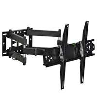 Tayfun Hisense 75" İle Uyumlu Hareketli TV Duvar Askı Asma Aparatı-90 KG Taşıma