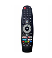 Tayfun Skytech 50ST1305 50ST3305 İle Uyumlu Mikrofonlu Smart TV Kumanda