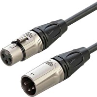 Roxtone RX-K12103 3 Metre XLR Erkek - XLR Dişi Mikrofon Kablosu