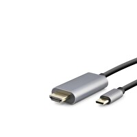 Evimdeyokyok HDX7837 Type-C To Hdmı Hdtv 4K 60Hz Pvc 1.8 M Gri  Kablo