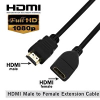 Anunnaki 30 CM 0.3 M HDMI Erkek - Dişi HDMI  Uzatma Kablosu