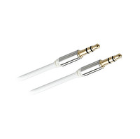 Syrox C20 3.5 MM AUX 1 MT Ses Kablosu - Beyaz