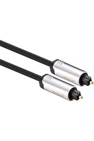 Prolink 60 CM Optik Kablo Toslink Plug Metal Premıum Chrome Audıo Optik Fiber Ses Kablosu