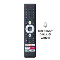Electroon Arçelik A98Q995 X 4K Android TV Uyumlu Kumanda - Ses Komutlu