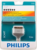 Philips Scart Kablosu 1.5 M 24K Gold Altın Kaplamalı Çok Kaliteli Scart Kablosu SWV3602S-10