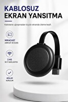 Coverzone Kablosuz HDMI Görüntü Aktarıcı ENT 2.4G AirPlay DLNA WiFi Adaptör G38