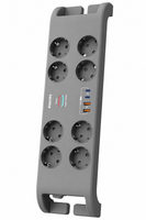 Philips SPN8180GA/62 30W Hızlı Şarj 2x USB-C 2x USB-A 2400J 2 M Kablolu 8'li Akım Korumalı Priz