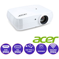 Acer P5530i MR.JQN11.001 1920x1080 DLP 4000 ANSI Lümen Full HD 3D Projeksiyon Cihazı