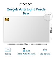Wanbo Anti Light Pro 220x125 CM Projeksiyon Perdesi