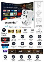 Wanbo T2 Ultra 500 Ansı Lümen Full HD Projeksiyon Cihazı