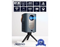 Jeero Hy6 4K FHD 130" Türkçe Menü Hediye Ayak Projeksiyon Cihazı