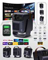 Wanbo ToGo Pro Android TV 14 Taşınabilir Bataryalı Full HD 500 ANSI Dahili Standlı Projeksiyon Cihazı