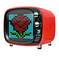 Divoom Tivoo Pixel Art Smart Bluetooth Kırmızı Hoparlör