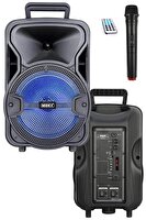 Midex MXR-200 200 W 8" Mini Taşınabilir Seyyar Mikrofonlu Akülü Ses Sistemi Hoparlör