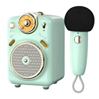 Divoom Fairy-Ok Karaoke Mikrofonlu FM Radyolu Taşınabilir Yeşil Bluetooth Hoparlör