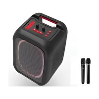 Cosmostech MS8K NFC RGB Aydınlatma Çift Mikrofon Karaoke Hoparlörü