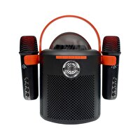 Aggiy AG-S11 Taşınabilir Mikrofonlu Karaoke RGB Ledli Bluetooth Hoparlör