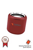 Torima D12 Taşınabilir Kablosuz Kırmızı Bluetooth Hoparlör