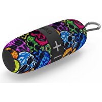 Shaza 16W Ekstra Bass Dahili Mikrofon - AUX - SD Kart ve USB Girişli Renkli Wireless Hoparlör